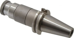 Accupro - CAT40 Taper Shank Tension & Compression Tapping Chuck - #0 to 9/16" Tap Capacity, 4-1/4" Projection, Size 1 Adapter, Quick Change - Exact Tooling