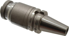 Accupro - BT40 Taper Shank Tension & Compression Tapping Chuck - 5/16 to 7/8" Tap Capacity, 4-1/2" Projection, Size 2 Adapter, Quick Change - Exact Tooling
