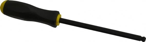 Bondhus - 3/8" Hex Ball End Driver - 6.6" Blade Length, Ergonomic Molded Cushion Grip Handle, 287mm OAL - Exact Tooling