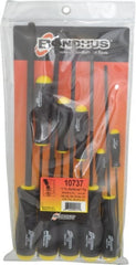 Bondhus - 11 Piece, 5/64 to 3/8" Ball End Hex Driver Set - Comes in Vinyl Pouch - Exact Tooling