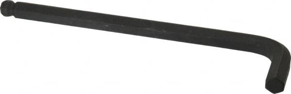 Bondhus - 1/2" Hex, Long Arm, Ball End Hex Key - 8-13/64" OAL, Protanium High Torque Steel, Inch System of Measurement - Exact Tooling