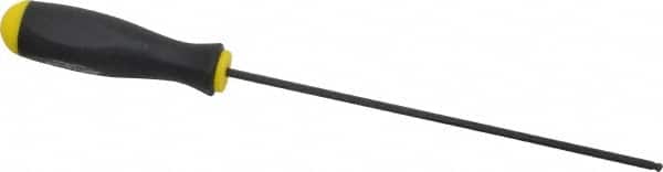 Bondhus - 1/8" Hex Ball End Driver - 6-1/2" Blade Length, Cushion Grip Handle, 252mm OAL - Exact Tooling