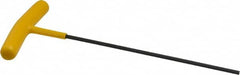 Bondhus - 1/8" Hex, T-Handle Cushion Grip, Hex Key - 4-1/2" OAL, Protanium High Torque Steel, Inch System of Measurement - Exact Tooling