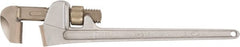 Ampco - 10" Aluminum Nonsparking Pipe Wrench - 2-1/2" Pipe Capacity - Exact Tooling