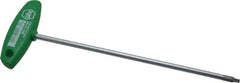 Wiha - T15 Standard Torx Key - Flag-Style, 7-7/8" Length Under Head, 200mm OAL - Exact Tooling