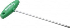 Wiha - T27 Standard Torx Key - Flag-Style, 7-7/8" Length Under Head, 200mm OAL - Exact Tooling