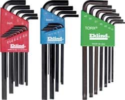 Eklind - 29 Piece T10 to T40 L-Key Torx/Hex Combo Key Set - Exact Tooling