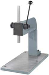 JT&M - 3/4" Ram, 11-5/8" Throat Depth, 200 Lb Manual Arbor Press - 10" Max Work Height x 24" Max Work Width, 12:1 Leverage Ratio, 10" Base Width x 19-1/2" Base Depth - Exact Tooling