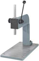 JT&M - 3/4" Ram, 11-5/8" Throat Depth, 200 Lb Manual Arbor Press - 10" Max Work Height x 24" Max Work Width, 12:1 Leverage Ratio, 10" Base Width x 19-1/2" Base Depth - Exact Tooling
