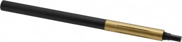 Made in USA - 4-1/2" Length x 5/16" Diam Through Hole Barrel Lap - 0.3" Arbor Diam, 1.57" Barrel Length, Eccentric Slot - Exact Tooling