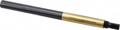 Made in USA - 6-1/2" Length x 1/2" Diam Through Hole Barrel Lap - 1/2" Arbor Diam, 2-1/2" Barrel Length, Eccentric Slot - Exact Tooling