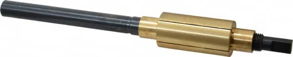 Made in USA - 7-1/4" Length x 1" Diam Through Hole Barrel Lap - 1/2" Arbor Diam, 3" Barrel Length, Eccentric Slot - Exact Tooling