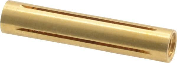 Made in USA - 3/16" Diam Through Hole Barrel Cylinder - 1" Barrel Length, Eccentric Slot - Exact Tooling