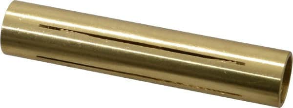Made in USA - 15/32" Diam Through Hole Barrel Cylinder - 2-1/4" Barrel Length, Eccentric Slot - Exact Tooling