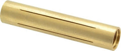 Made in USA - 5/8" Diam Through Hole Barrel Cylinder - 3" Barrel Length, Eccentric Slot - Exact Tooling