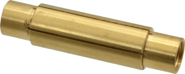 Made in USA - 3/4" Diam Through Hole Barrel Cylinder - 3" Barrel Length, Eccentric Slot - Exact Tooling