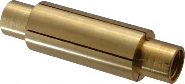 Made in USA - 7/8" Diam Through Hole Barrel Cylinder - 3" Barrel Length, Eccentric Slot - Exact Tooling