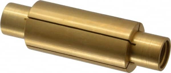 Made in USA - 15/16" Diam Through Hole Barrel Cylinder - 3" Barrel Length, Eccentric Slot - Exact Tooling