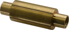 Made in USA - 1" Diam Through Hole Barrel Cylinder - 3" Barrel Length, Eccentric Slot - Exact Tooling