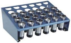 Jet - 16 Piece, 1/8" to 1-1/16" Capacity, 5C Round Collet Set - Increments of 1/16 Inch - Exact Tooling