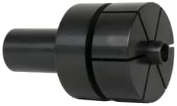 Mitee-Bite - 0.71 to 2.09" Expansion Diam, 4,000 Lb Holding Force, Steel ID Expansion Clamps - 2.1" Flange Diam, 3/4" Flange Thickness, 1" Mount Hole Diam, 6 Mount Holes, 1.75" Overall Height, 49 Ft/Lb Torque - Exact Tooling