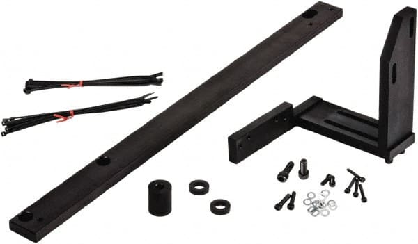 Mitutoyo - DRO Bracket Kit - Universal Mounting, Cross Slide Table Orientation, Vertical Mounting Orientation, Use with Linear Encoders/Scales - Exact Tooling