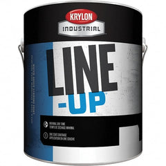 Krylon - White Striping Paint - 350' Coverage at 4" Wide, Water-Based Formula - Exact Tooling