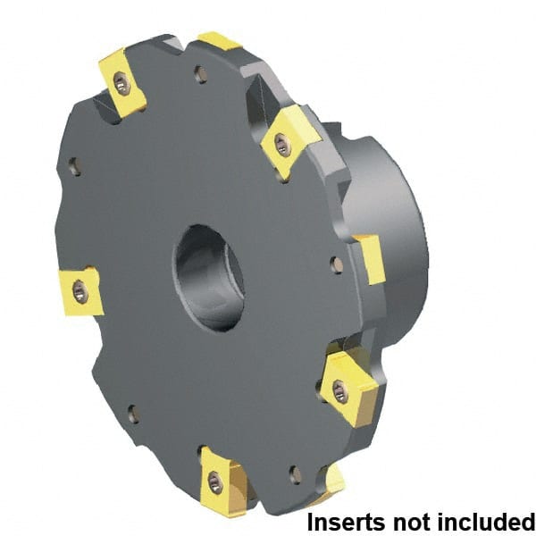 Kennametal - Shell Mount Connection, 16mm Depth of Cut, 80mm Cutter Diam, Indexable Slotting Cutter - Exact Tooling