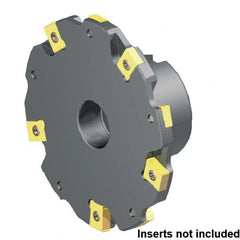 Kennametal - Shell Mount Connection, 16mm Depth of Cut, 80mm Cutter Diam, Indexable Slotting Cutter - Exact Tooling