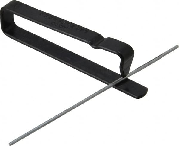 Made in USA - 3-1/4" Long x 0.062" Thick Midget Lap - 0.05" Arbor Diam, 10 Piece Set - Exact Tooling