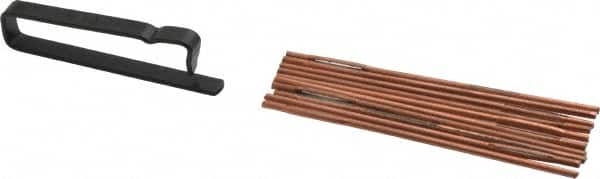 Made in USA - 3-1/4" Long x 0.104" Thick Midget Lap - 10 Piece Set - Exact Tooling