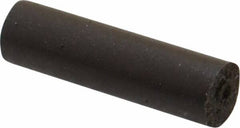 Cratex - 1/4" Max Diam x 7/8" Long, Cylinder, Rubberized Point - Medium Grade, Silicon Carbide, 1/16" Arbor Hole, Unmounted - Exact Tooling