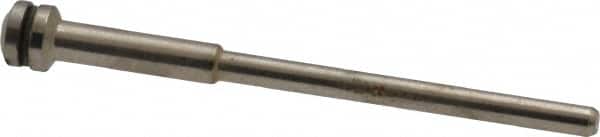 Value Collection - 3/32" Shank No. 2 Abrasive Point Mandrel - 1-3/4" Length, 1/16" Hole Compatibility, for Small Wheels - Exact Tooling