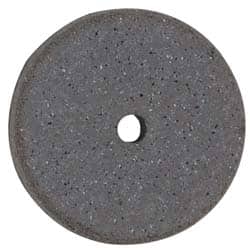 Cratex - 4" Diam x 1/2" Hole x 3/4" Thick, Surface Grinding Wheel - Silicon Carbide, Fine Grade, 5,250 Max RPM, Rubber Bond, No Recess - Exact Tooling