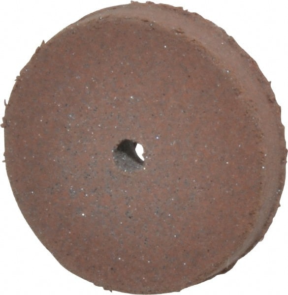 Cratex - 5/8" Diam x 1/16" Hole x 3/32" Thick, Surface Grinding Wheel - Silicon Carbide, Fine Grade, 25,000 Max RPM, Rubber Bond, No Recess - Exact Tooling
