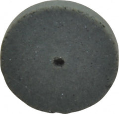 Cratex - 7/8" Diam x 1/16" Hole x 1/8" Thick, Surface Grinding Wheel - Silicon Carbide, Coarse Grade, 25,000 Max RPM, Rubber Bond, No Recess - Exact Tooling