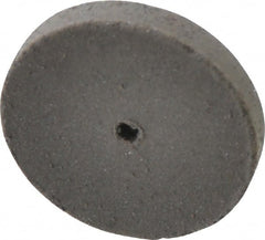 Cratex - 7/8" Diam x 1/16" Hole x 1/8" Thick, Surface Grinding Wheel - Silicon Carbide, Medium Grade, 25,000 Max RPM, Rubber Bond, No Recess - Exact Tooling