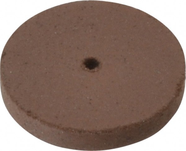 Cratex - 7/8" Diam x 1/16" Hole x 1/8" Thick, Surface Grinding Wheel - Silicon Carbide, Fine Grade, 25,000 Max RPM, Rubber Bond, No Recess - Exact Tooling
