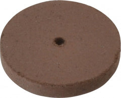 Cratex - 7/8" Diam x 1/16" Hole x 1/8" Thick, Surface Grinding Wheel - Silicon Carbide, Fine Grade, 25,000 Max RPM, Rubber Bond, No Recess - Exact Tooling