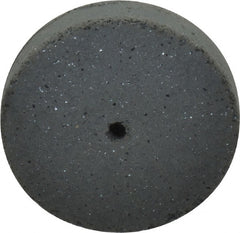 Cratex - 1" Diam x 1/16" Hole x 3/16" Thick, Surface Grinding Wheel - Silicon Carbide, Coarse Grade, 25,000 Max RPM, Rubber Bond, No Recess - Exact Tooling