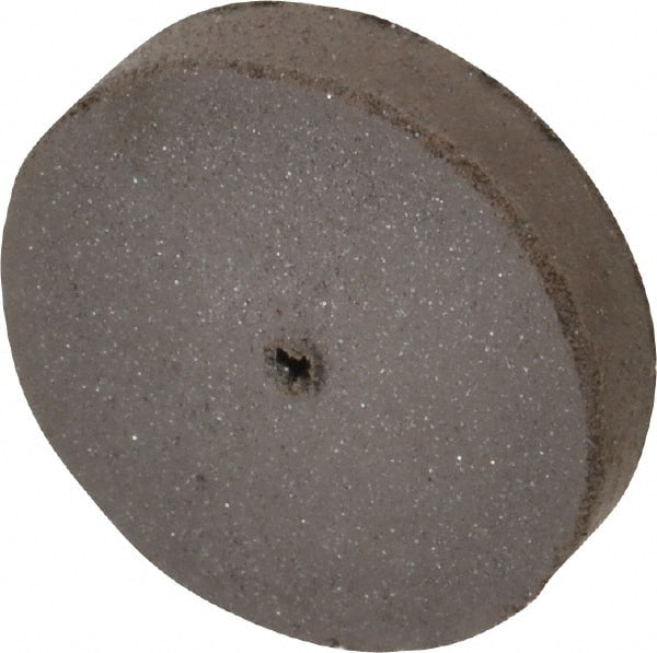 Cratex - 1" Diam x 1/16" Hole x 3/16" Thick, Surface Grinding Wheel - Silicon Carbide, Medium Grade, 25,000 Max RPM, Rubber Bond, No Recess - Exact Tooling