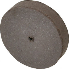 Cratex - 1" Diam x 1/16" Hole x 3/16" Thick, Surface Grinding Wheel - Silicon Carbide, Medium Grade, 25,000 Max RPM, Rubber Bond, No Recess - Exact Tooling