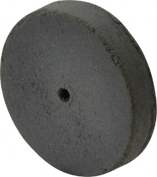 Cratex - 1" Diam x 1/16" Hole x 3/16" Thick, Surface Grinding Wheel - Silicon Carbide, Extra Fine Grade, 25,000 Max RPM, Rubber Bond, No Recess - Exact Tooling