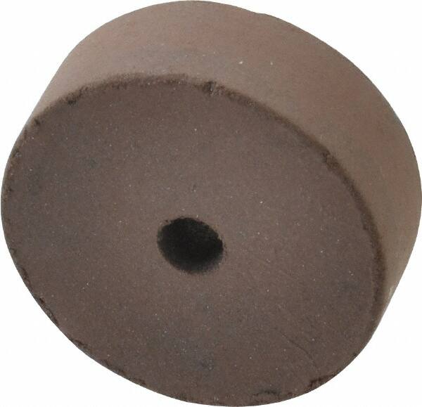 Cratex - 1-1/2" Diam x 1/4" Hole x 1/2" Thick, Surface Grinding Wheel - Silicon Carbide, Fine Grade, 15,000 Max RPM, Rubber Bond, No Recess - Exact Tooling