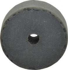 Cratex - 1-1/2" Diam x 1/4" Hole x 1/2" Thick, Surface Grinding Wheel - Silicon Carbide, Extra Fine Grade, 15,000 Max RPM, Rubber Bond, No Recess - Exact Tooling