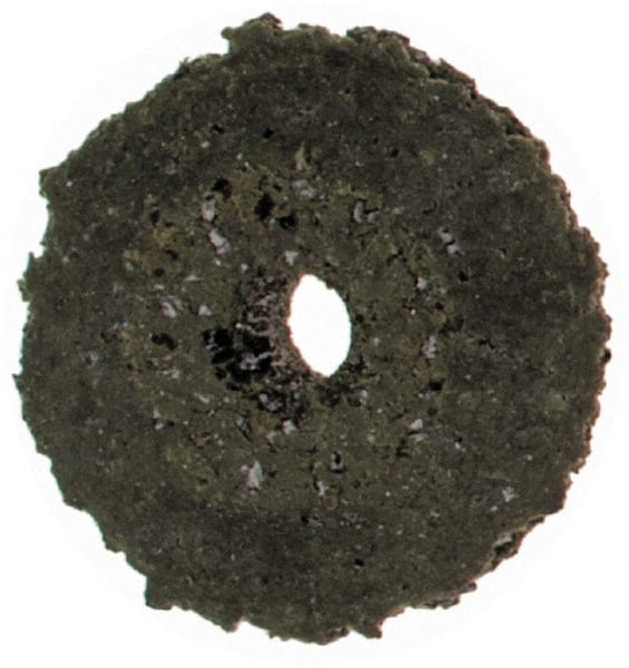 Cratex - 3/8" Diam x 1/16" Hole x 3/32" Thick, Surface Grinding Wheel - Silicon Carbide, Coarse Grade, Rubber Bond, No Recess - Exact Tooling