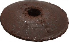 Cratex - 3/8" Diam x 1/16" Hole x 3/32" Thick, Surface Grinding Wheel - Silicon Carbide, Fine Grade, Rubber Bond, No Recess - Exact Tooling