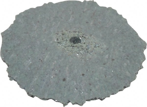 Cratex - 5/8" Diam x 1/16" Hole x 3/32" Thick, Surface Grinding Wheel - Silicon Carbide, Coarse Grade, Rubber Bond, No Recess - Exact Tooling