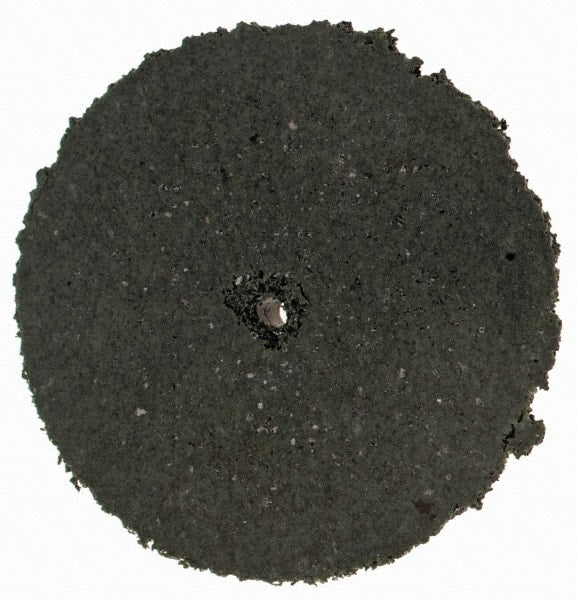 Cratex - 1" Diam x 1/16" Hole x 1/8" Thick, Surface Grinding Wheel - Silicon Carbide, Coarse Grade, Rubber Bond, No Recess - Exact Tooling