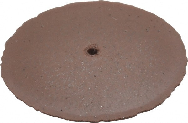 Cratex - 1" Diam x 1/16" Hole x 1/8" Thick, Surface Grinding Wheel - Silicon Carbide, Fine Grade, Rubber Bond, No Recess - Exact Tooling